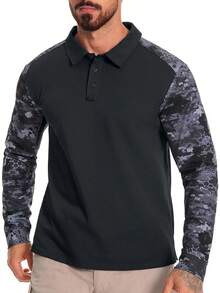 Tactical Digital Camo - Black - Long Sleeve