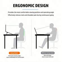 2pcs Adjustable Desk Keyboard Stand - Foldable, 2-Angle Riser With Self-Adhesive Mounting, Portable & Invisible Laptop Holder For Enhanced Airflow And Comfort