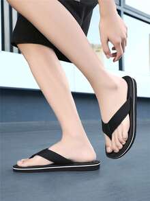 Men's Flip Flops, Summer Beach Sandals, Casual Fashion Thong Slippers, Durable Slippers, Outdoor Versatile Flip Flops