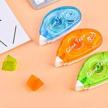 1 Piece Of 8m*6mm Double-Sided Tape, Dot Pattern Decorative Notebook Tape, Suitable For Manual DIY Photo Album Photo Traceless Adhesive Tool Sticker Fixed Crafts Office Learning Handicraft, Scrapbook Paper, Collage, Album, School Supplies, Back To School