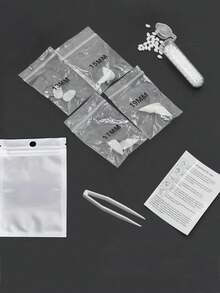 4pcs Decorative Makeup Party Trick Resin Vampire/Zombie Fangs, Realistic Teeth Props Set With 1pc Toothpaste-Like Prop (Please Note That Tooth Size May Vary And The Product Size May Be Slightly Larger Than Expected.) - Multicolor - View 3