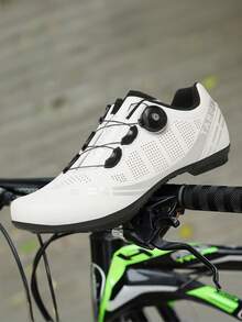 Men's & Women's Cycling Shoes With Rubber Soles - High-Grip Outsoles For Complex Terrains, Breathable Wear-Resistant Upper + Convenient Adjustment System, Balancing Comfort & Performance - White - View 6