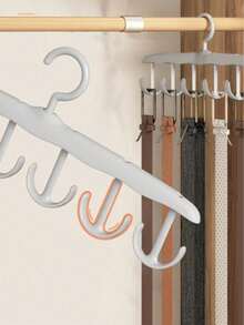 2pcs 12 Hook Rotatable Hook Hanger, Underwear Sling Saves Space, Wave Drying Hanger, Multi-Functional Hanger