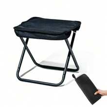 1pc Outdoor Camping Folding Stool, Portable Fishing Stool, Picnic Stand, Small Maza Leisure Stool, Pocket Chair