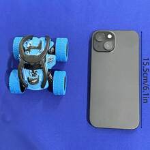 2 Pack Car Toys For 3 4 5 6 Year Old Boy Girl, Push And Go Cars Toys For Toddler Age 3-6, Monster Trucks Friction Vehicles Toy, 360° Rotating Stunt Car Toy For Kids Christmas Birthday Gifts - Multicolor - View 3