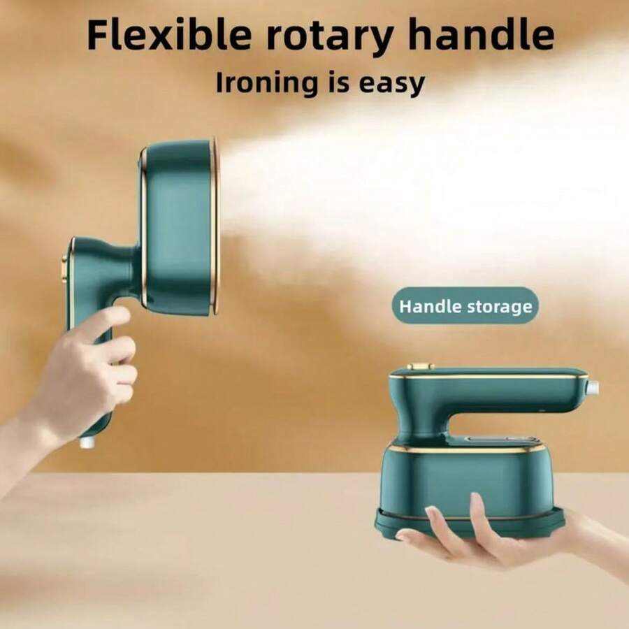 OBOVAY 专业熨斗 CY-601 | 专业手持式蒸汽熨斗，强劲蒸汽，大容量水箱，支持平熨/悬挂熨烫，干湿两用，适用于各种面料，220-240V，欧标插头，包含熨烫配件，家用熨烫，时尚耐用，无需电池
