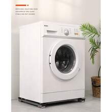 Base Support With Wheels For Refrigerator, Stove And Dishwasher. Adjustable Cart Base Up To 200kg - White - View 2