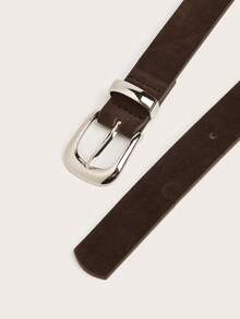 1 chiếc thắt lưng nữ kiểu miền Tây cổ điển bằng da lộn màu cà phê, thắt lưng phong cách Y2K Punk màu trơn, thắt lưng nữ Y2K, thắt lưng cao bồi, phù hợp với quần jeans, trang phục thường ngày, hoạt động ngoài trời, dạo phố, hẹn hò, mua sắm, dự tiệc, quà tặng ngày lễ. - Thắt lưng khóa chốt - Xem 4