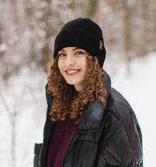 Women Beanie Hat - Brown - View 10