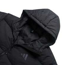 Adidas Men's Warm Hooded Down Jacket, BASIC DOWN JKT, Short Casual Comfortable Hooded Outerwear - Black - View 4