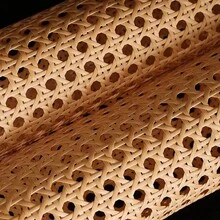 Rattan Cane Webbing Roll - Light Brown Plastic Anti-Vine Sectioning Material For Knitting & Crochet DIY Crafts - brown - View 8