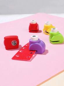 Dụng cụ dập nổi cỡ nhỏ, Máy in, Máy đục lỗ, Máy dập nổi cỡ nhỏ cho đồ thủ công DIY của học sinh, Thích hợp cho mùa tựu trường (Màu ngẫu nhiên) - Nhiều màu - Xem 5