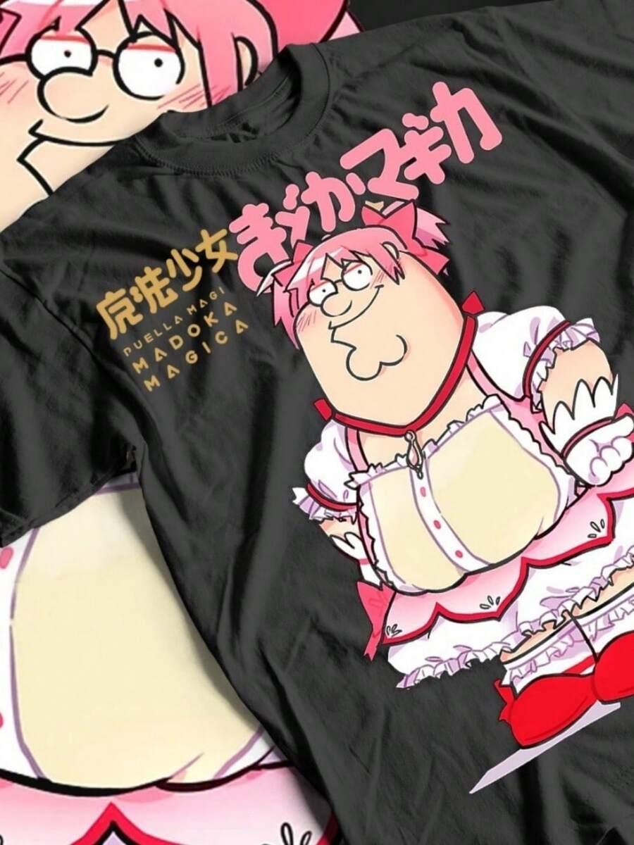 Madoka Magica Grief Seed Unisex Tee, Magical Girl Shirt, Kawaii Anime Shirt - màu đen - Xem 1