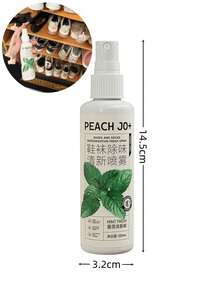 1/2 Stücke Schuh- & Socken Geruchsentferner Spray, entfernt Gerüche, erfrischt Schuhe & Socken, 100ml Flasche, Grüntee Duft, praktische Tagespflege, geeignet für alle