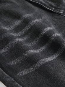 Teen Boy Straight Leg Jeans - Black - View 6