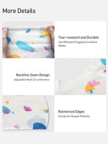 Philips Avent 20入拋棄式嬰兒圍兜,中性款 - 高吸水性、防漏,用餐與旅行必備,輕鬆處理髒亂餐點 - 彩色 - 查看 8