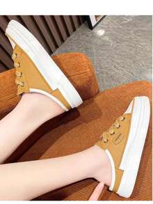 These Breathable, Multi-Functional Women's Travel And Casual Athletic Shoes Are Essential Everyday Footwear And Easy To Wear. - Yellow - View 5