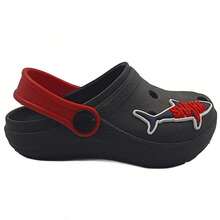 Children's Slippers For Boys And Girls With 3D Capybara Designs - Tiburón negro - Ver 5