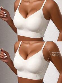 1pc Women's Sexy Backless Strapless Bra - Seamless Non-Transparent Cups, Adjustable Shoulder Straps, Thin Profile For Wedding, Formal, Evening Dresses - No Underwire Needed, Bridal Lingerie & Special Occasion Bras, Evening Wear Support, Modern Bra Design, Comfortable Fit Bra - trắng - Xem 3