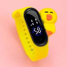 Este es un reloj deportivo electrónico digital con diseños de caricaturas para niños, el color se envía aleatoriamente. - Color aleatorio - Ver 3