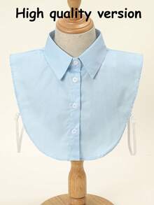 1/2件装女士时尚配饰，简约可拆卸领子，假衬衫领，圣诞节连衣裙装饰