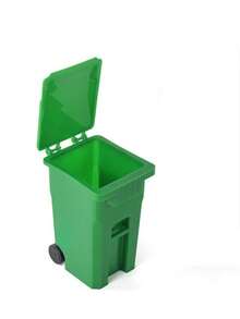 2 piezas Mini papelera soporte para bolígrafos, adecuado para escritorio de oficina y pequeño contenedor de reciclaje, soporte para lápices, rojo y amarillo - Almacenamiento para lápices y bolígrafos | Organiza los suministros de oficina en el escritorio | Ideal para tareas de estudiantes, decoración del hogar, fiesta y almacenamiento navideño