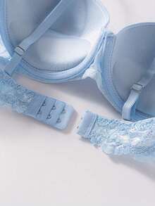 6Pcs/Set Ladies Lace Push Up Bra, Underwire Bra - Multicolor - View 2