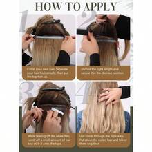 DDIY Long Weft Tape In Hair Extensions Human Hair Invisible Tape In Hair Extension 16 Inch 50g Rooted Darkesty Brown To Chestnut Brown Highlights One Piece Wide Weft 31.5" 80cm10 - R226深棕色配栗棕色 - 查看 5