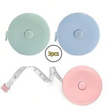 3PCS/2PCS/1PCS Nordic Style Portable & Lovely Mini Leather Measuring Tape For Measuring Clothing Size Tape Measure