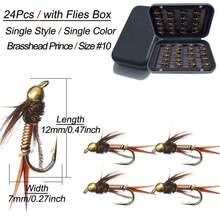 Fly Fishing Flies Kit, 24-114Pcs Handmade Fly Fishing Gear With Dry/Wet Flies, Streamers, Fly Assortment Trout Bass Fishing With Fly Box