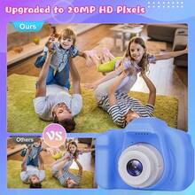 Kids Action Camera, Kids Video Recorder, Kids Camera, Toy Camera, Rechargeable Toy Camera, Suitable For Girls Birthday, Christmas And New Year Gifts