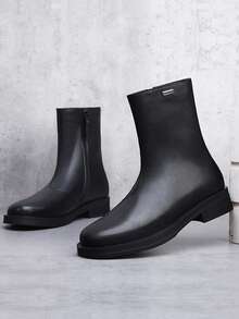Botas altas para hombres - Duraderas, antideslizantes y cómodas, adecuadas para un estilo casual/urbano, excelentes para otoño, invierno y primavera