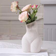 Decorative Vase, Unique Design, White Ceramic Ornament, Contemporary Home Ceramic Decor, Vase Ornament, Tabletop Accent, Modern Minimalist Style, Nordic Aesthetic, Party Events, Festival Celebrations, Birthday Celebrations, Banquet Decor, Hotel Restaurants, Living Room Bedroom, Wedding Receptions, Dinner Gatherings, Garden Kitchen Decor