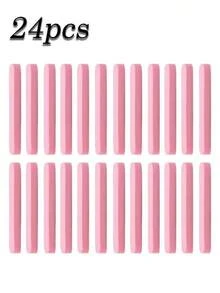 36/24/12/2Pcs Compressed Facial Sponge, Facial Cleansing Sponge, Suitable For Beauticians, Compressed Makeup Sponge, Round Face Washing Sponge, Compressed Exfoliating Makeup Remover Sponge For Women (Pink), Valentine's Day Gift, Christmas Gift