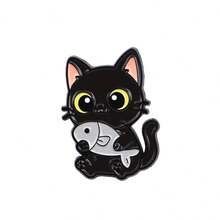 Cat Enamel Pin Lapel Pins Badges On Backpack Women's Brooch Clothes Gift Jewelry Fashion Accessories - ZH1220-2 - View 10