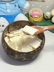 一套（椰子碗+勺子）椰子壳碗，复古圆形碗，椰子壳勺子，适合制作冰沙甜点碗，可用于学校餐饮，椰子壳勺子，返校季必备 - 椰殼小碗 - 查看 6
