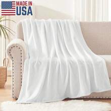 Clown Plims Blanket Cover Flannel Lightweight Thin Throw Blankets For Outdoor Travel Bedspread.Jpg - 白色 - 查看 2