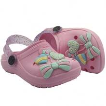 Children's Slippers For Boys And Girls With 3D Capybara Designs - Lazo rosa - Ver 3