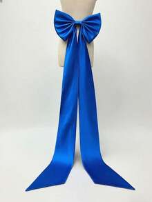 Accesorio de moda versátil con lazo de satén para la vuelta al colegio, múltiples colores, adecuado para uso diario, vestidos, cosplay y fiestas - Largo multicolor - Ver 15