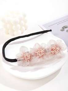 Buộc tóc trang trí hoa - Hồng - Xem 8