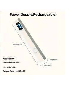 Portable LED Nail Lamp With Digital Timer - Fast Drying Gel Polish/Blue Light Curing Device, USB Powered LCD Display, Formaldehyde-Free Compact Lamp For Home, Salon, Nail Art - White, Suitable For Gel Nails, Rechargeable Lithium Battery