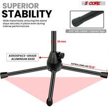5 CORE 5Core Microphone Stand Floor Adjustable With Metal Boom Arm - màu đen - Xem 5