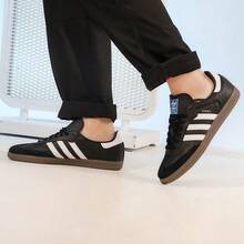 Adidas Originals SAMBA OG 复古休闲运动鞋，男女款，2026 新款低帮运动鞋，B75807