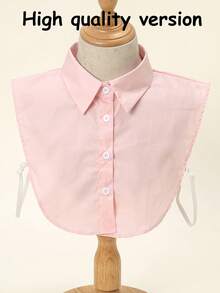 1/2件装女士时尚配饰，简约可拆卸领子，假衬衫领，圣诞节连衣裙装饰