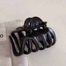 1 件简约大号发夹发爪，优雅发饰，女士爪夹发夹发夹发夹发夹发夹秋冬度假装女士