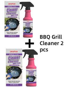 1 pieza Limpiador de rejilla de barbacoa Jakehoe, agente disolvente y limpiador de manchas de grasa pesada para parrillas de barbacoa y sartenes