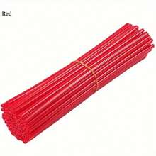 36PCS Motorcycle Spoke Decorative Strip, Bicycle Road Wheel Spoke Cover, Suitable For Off-Road Motorcycle With 3.5-5mm Steel Wire Wheel Hub, Bicycle Wheel Hub, Colored Spoke Sleeve, Motorcycle Zx6r FZ1 FZ6 CRF450 CRF50 CRF70 CRF80 CRF 150F XR650 CR250 XR650 Universal Decorative Strip - Multicolor - View 10