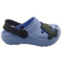Children's Slippers For Boys And Girls With 3D Capybara Designs - Dinosaurio azul claro - Ver 6