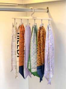 2pcs 12 Hook Rotatable Hook Hanger, Underwear Sling Saves Space, Wave Drying Hanger, Multi-Functional Hanger