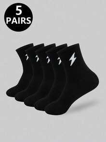 5/10/20 Pairs Unisex Casual Sports Socks, Suitable For Daily Indoor And Outdoor Wear, Size: (35~39), (39~42) - Multicolor - View 21